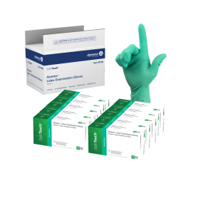 AloeTex Latex Gloves w/ Aloe