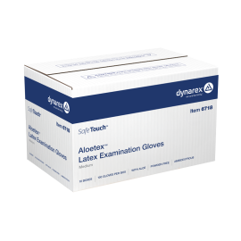 AloeTex Latex Gloves w/ Aloe