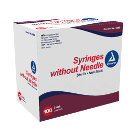 Syringe without Needle - Non Toxic - Luer Lock