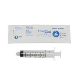 Syringe without Needle - Non Toxic - Luer Lock