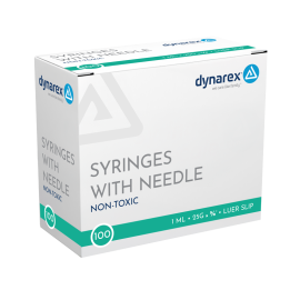Syringe - Non-Safety with Needle - Luer slip