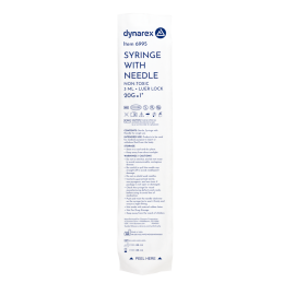 Syringe - Non-Safety with Needle - Luer Lock
