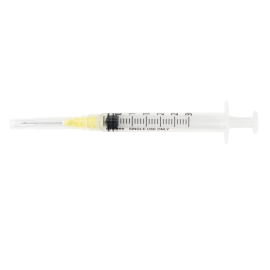 Syringe - Non-Safety with Needle - Luer Lock