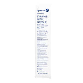 Syringe - Non-Safety with Needle - Luer Lock