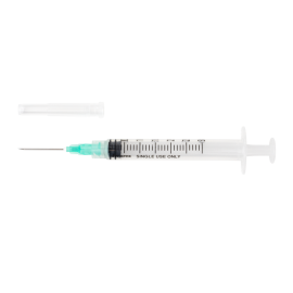 Syringe - Non-Safety with Needle - Luer Lock