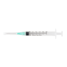 Syringe - Non-Safety with Needle - Luer Lock