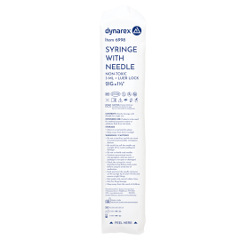 Syringe - Non-Safety with Needle - Luer Lock