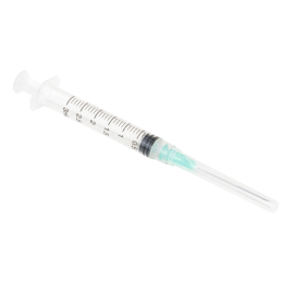Syringe - Non-Safety with Needle - Luer Lock