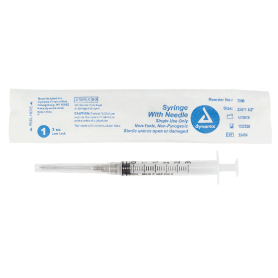 Syringe - Non-Safety with Needle - Luer Lock