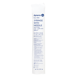 Syringe - Non-Safety with Needle - Luer Lock