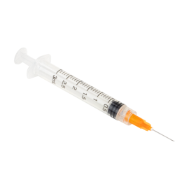 Syringe - Non-Safety with Needle - Luer Lock