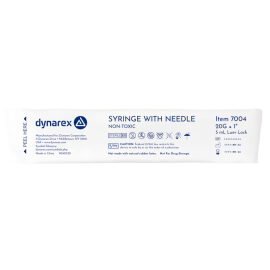 Syringe - Non-Safety with Needle - Luer Lock