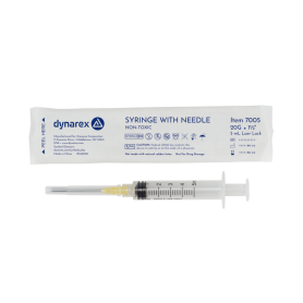 Syringe - Non-Safety with Needle - Luer Lock