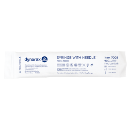 Syringe - Non-Safety with Needle - Luer Lock