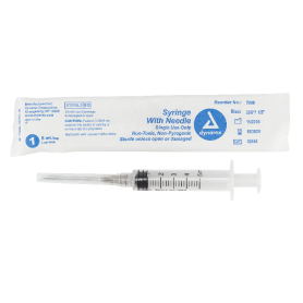 Syringe - Non-Safety with Needle - Luer Lock