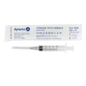 Syringe - Non-Safety with Needle - Luer Lock