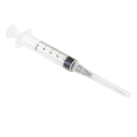Syringe - Non-Safety with Needle - Luer Lock