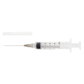 Syringe - Non-Safety with Needle - Luer Lock