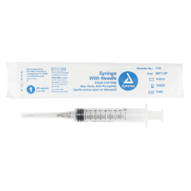 Syringe - Non-Safety with Needle - Luer Lock