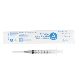 Syringe - Non-Safety with Needle - Luer Lock
