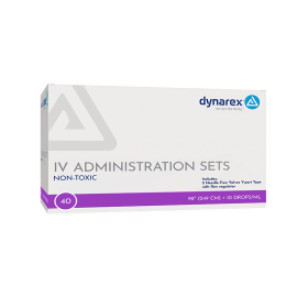 IV administration set - 10 drops 98"
