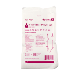 IV administration set - 10 drops 98"