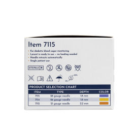 Pressure Activated Safety Lancets - Sterile