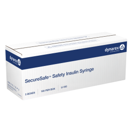 SecureSafe Safety Insulin Syringe - 0.5 ml (New Mechanism)