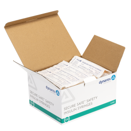 SecureSafe Safety Insulin Syringe - 0.5 ml (New Mechanism)