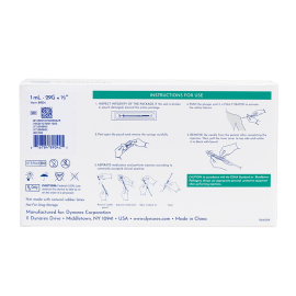 SecureSafe Safety Insulin Syringe - 1 ml (New Mechanism)