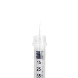 SecureSafe Safety Insulin Syringe - 1 ml (New Mechanism)