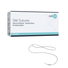 Braided Black Silk Sutures - Non Absorbable