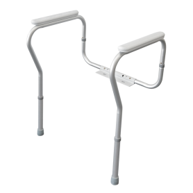 Adjustable Height Toilet Safety Rail
