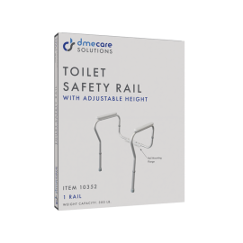 Adjustable Height Toilet Safety Rail