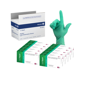 Aloetex Latex Exam Gloves with Aloe, Powder-Free