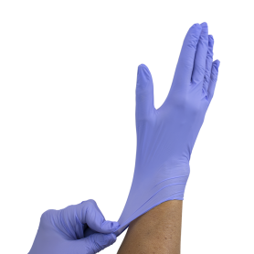 DynaPlus Nitrile Exam Gloves, Powder-Free