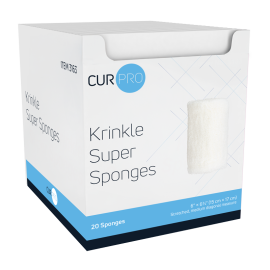 Krinkle Gauze Rolls and Sponges - Sterile & Non-Sterile