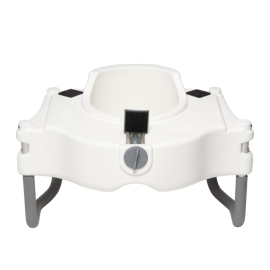Locking Raised Toilet Seat with Arms