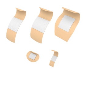 Sheer Plastic Adhesive Bandages - Sterile
