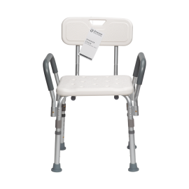 Shower Chair with Removable Back and Arms