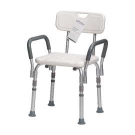 Shower Chair with Removable Back and Arms