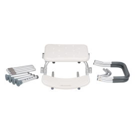 Shower Chair with Removable Back and Arms