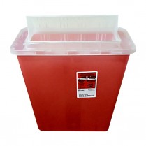 Sharps Container  - 12 quart Transparent Red
