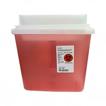 Sharp Container - 5 quart Sage Transparent Red