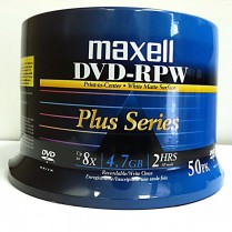 Maxell DVD 4.7 Write Once 50/spindle w/o Case