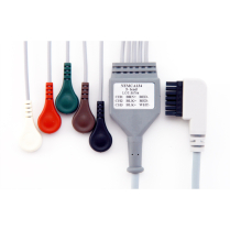 DR200/300 5 Lead Holter Patient Cable, Adult Med 30"