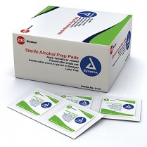 Alcohol Prep Pad, Medium 200/box