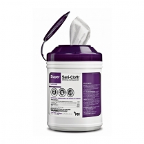 Q55172 Super Sani-Cloth Large, Purple Top 160/tub