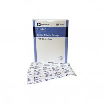 Curity Flexible Fabric Adhesive Bandage, LF, 1"x3", 50/bx