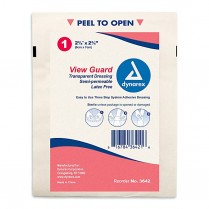 View Guard Transparent IV Dressing 2 3/8" x 2 3/4" 100/box
